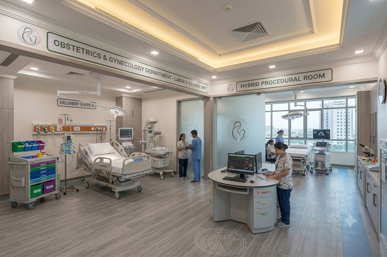 Obstetrics and gynaecology department at Doctors Hospital & Medical Centre
