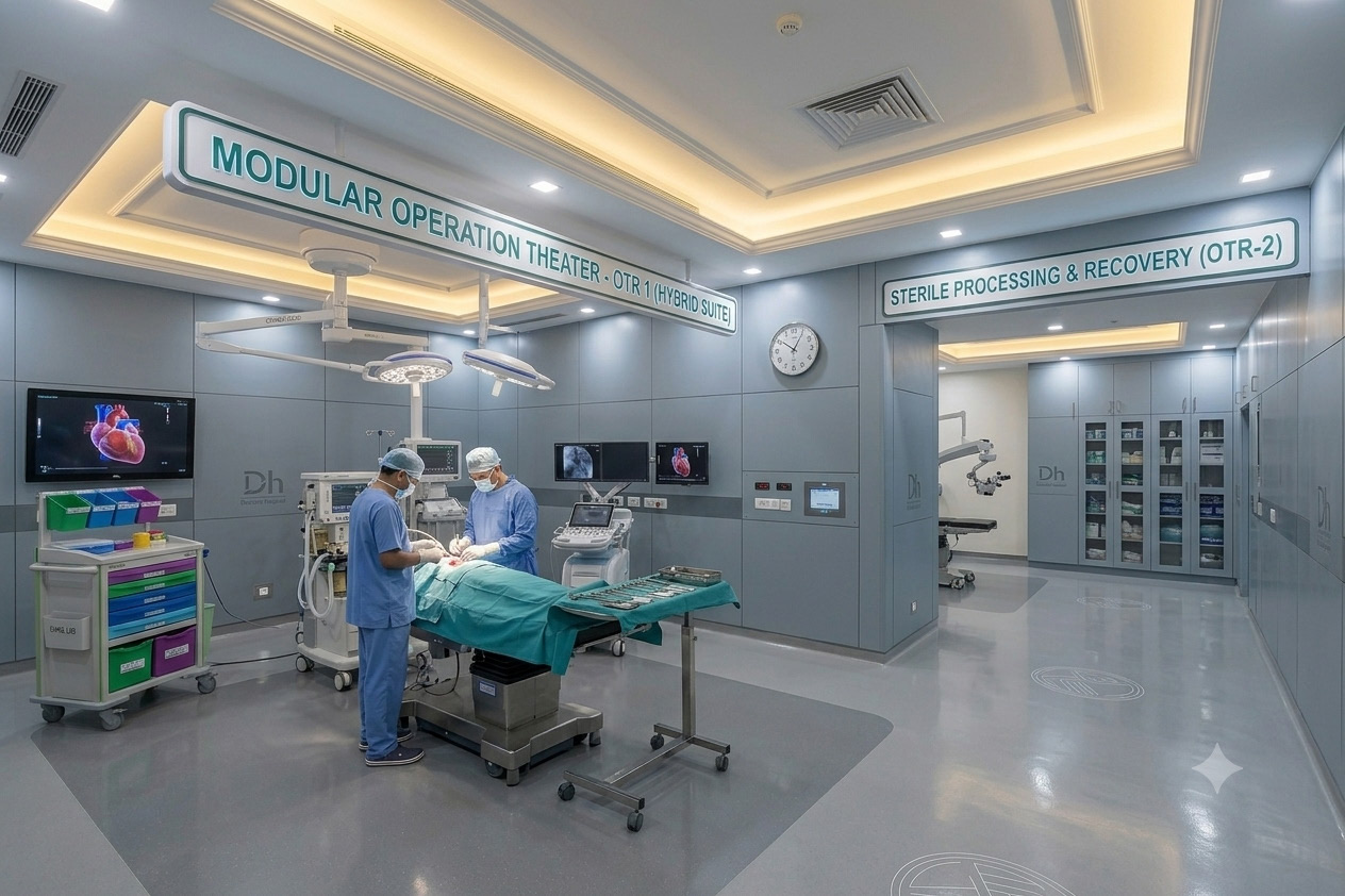 Modular hybrid operation theatre at Doctors Hospital & Medical Centre, Lahore