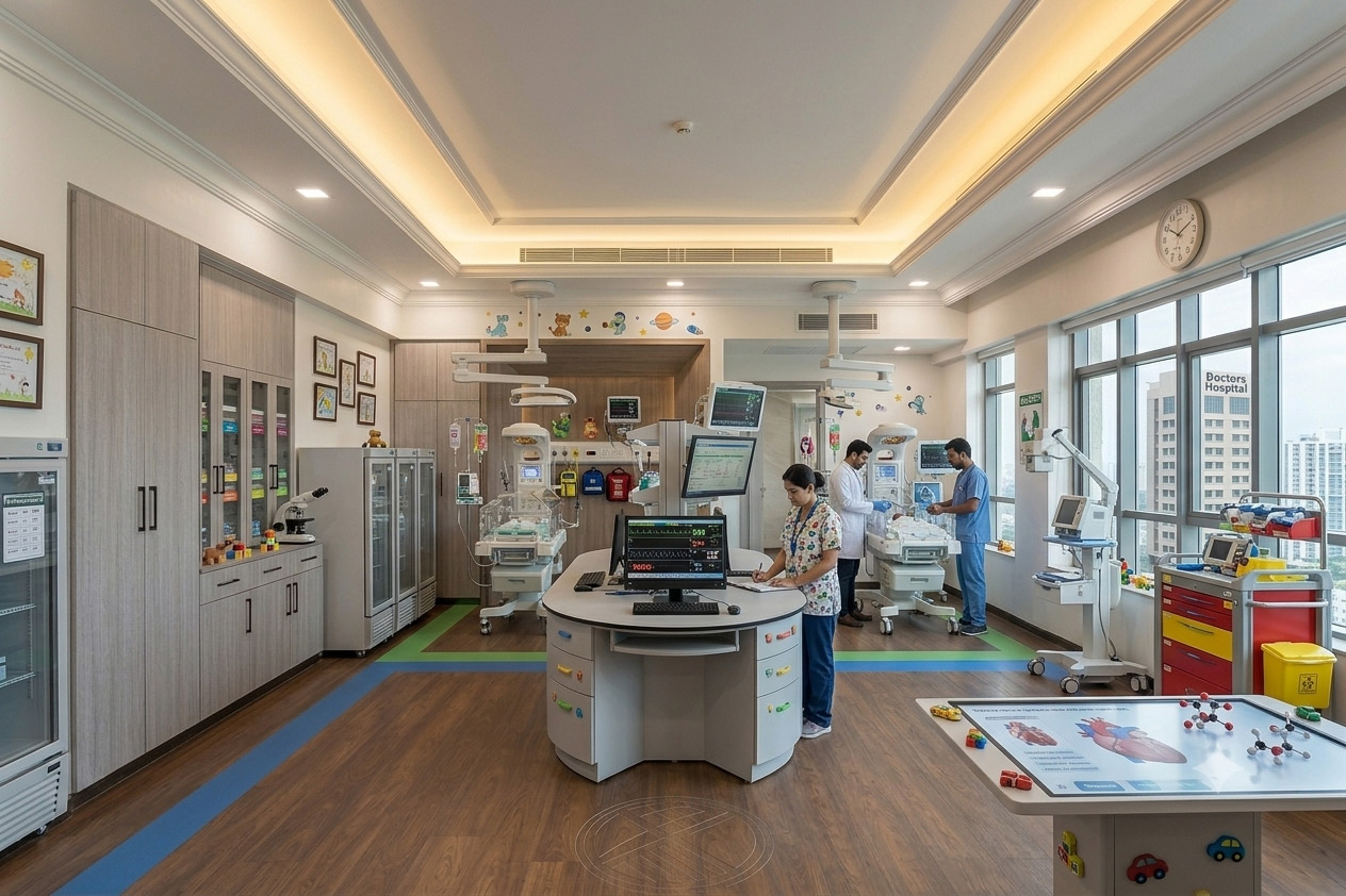 Dedicated paediatric intensive care unit at Doctors Hospital & Medical Centre