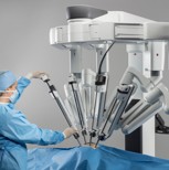Fourth-generation da Vinci Xi surgical robot in theatre
