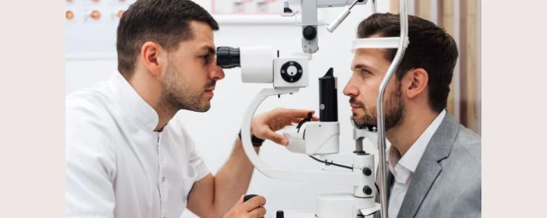 Specialist eye examination at San Raffaele